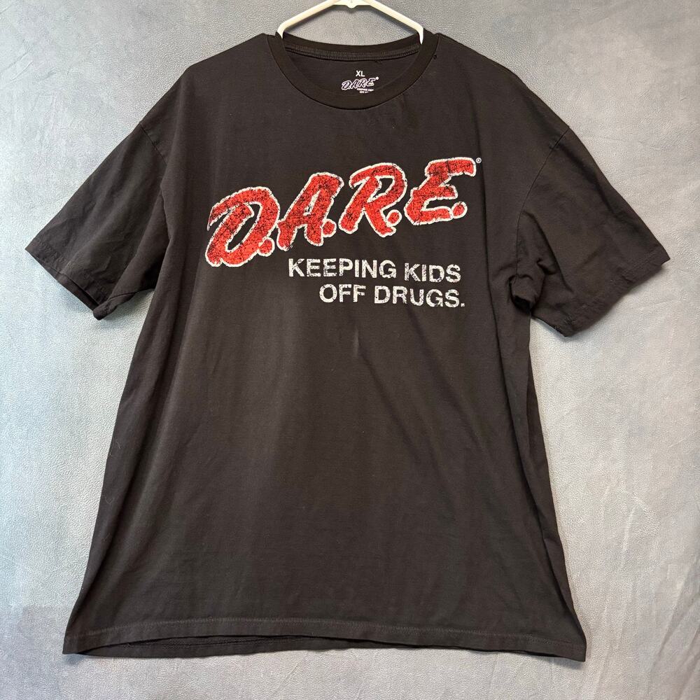 D.A.R.E. Graphic Tee XL Vintage Style Keeping Kids Off Drugs Skater Streetwear